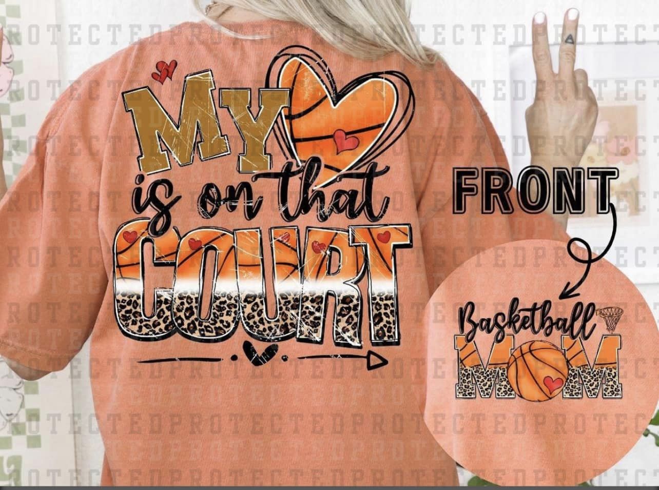 Basketball Mom- My Heart is on that Court Design