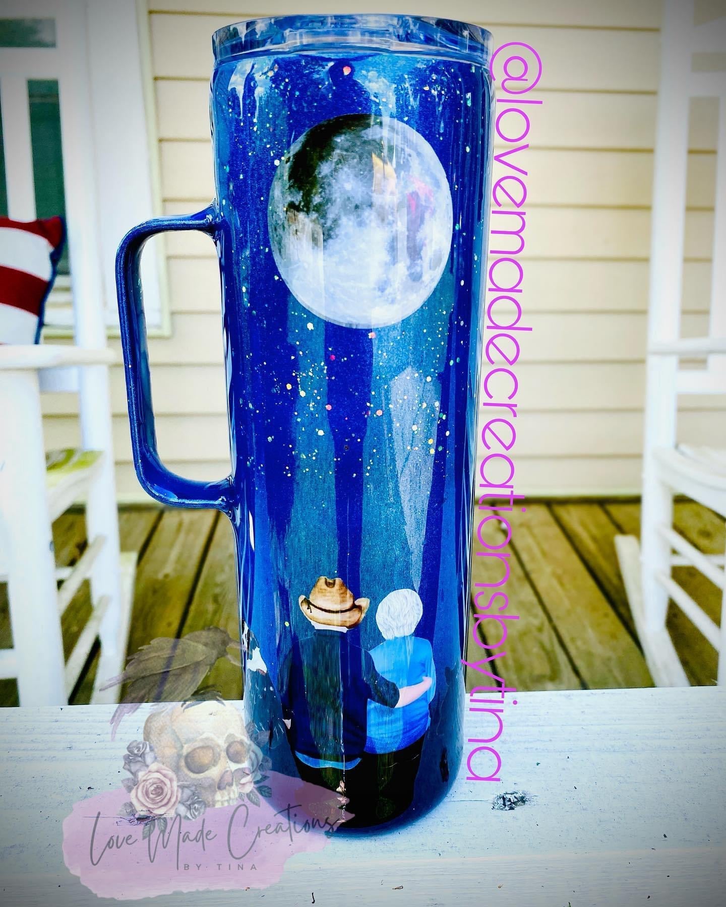 I Love You to the Moon and Back Custom Tumbler