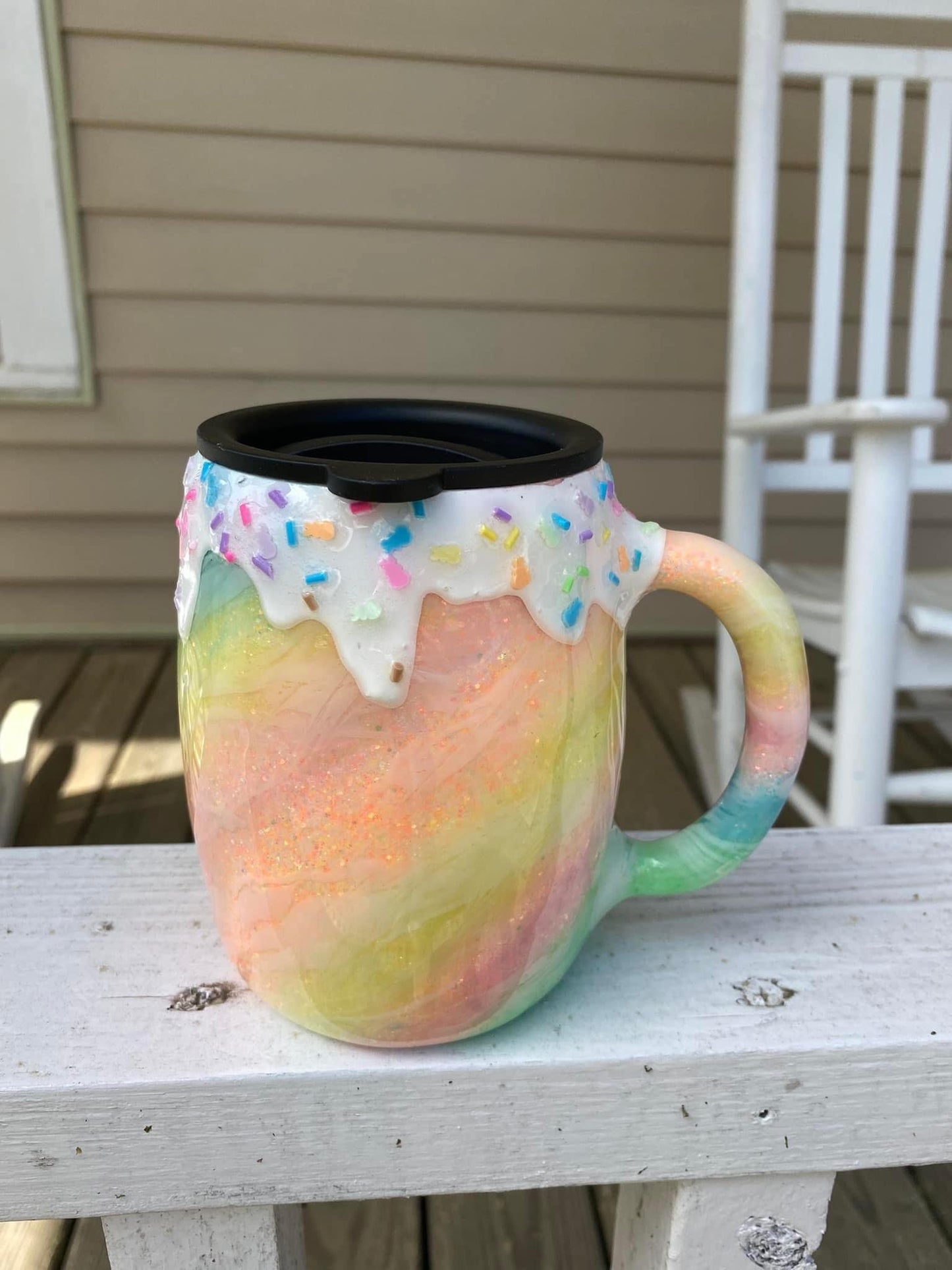 Cottontail’s Candy Co Glittered Milky Way Mug