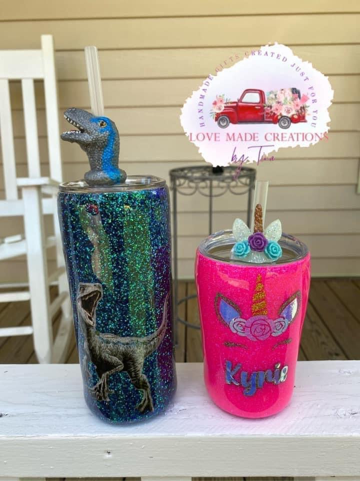 Dinosaur Straw Topper