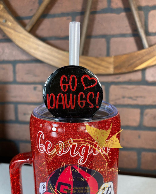 Go Dawgs Straw Topper