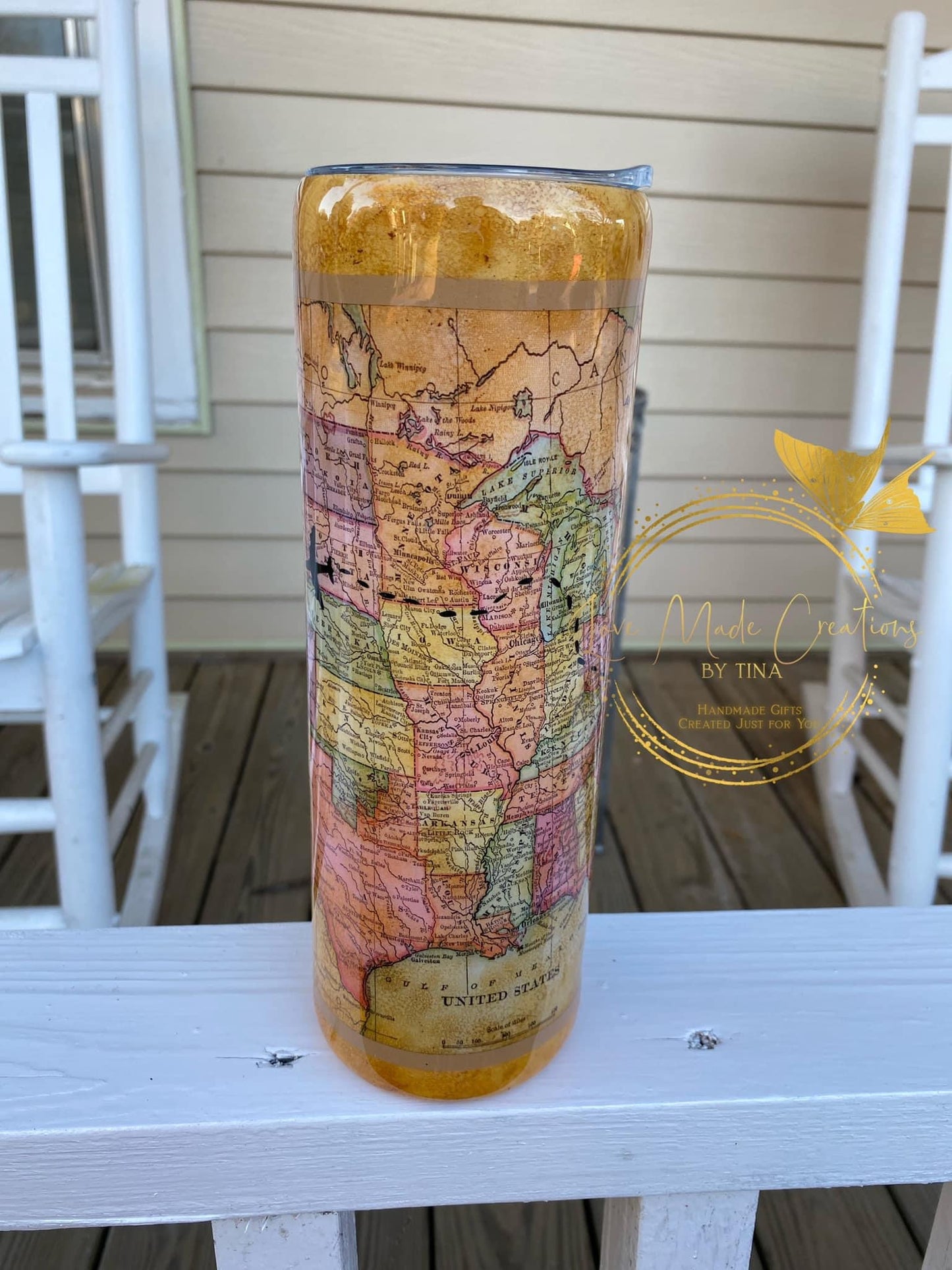 Not All Are Lost Map Tumbler