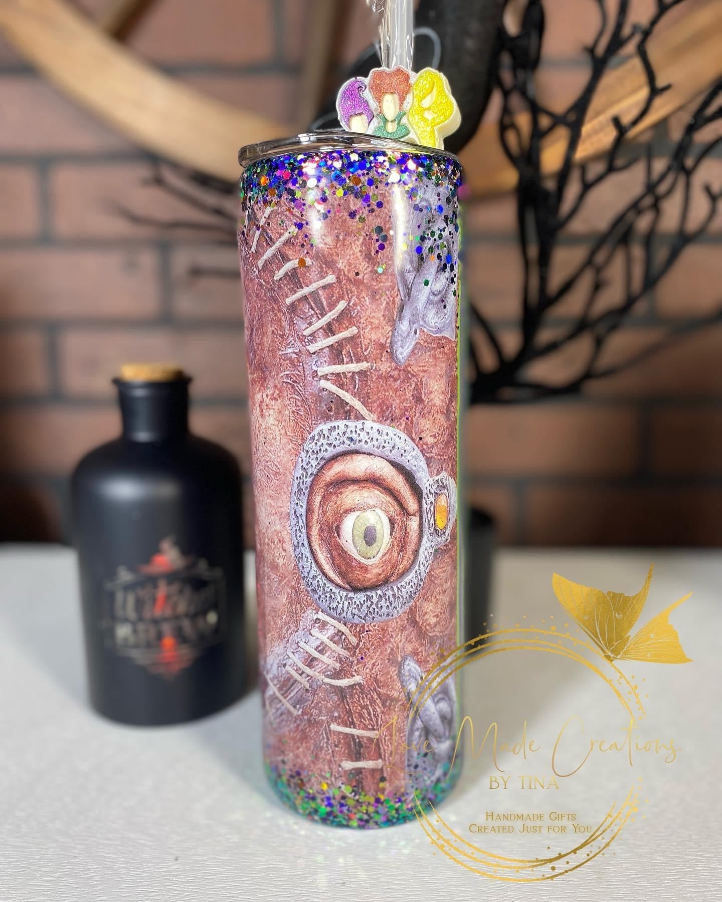 Salem Witches Glitter Tumbler