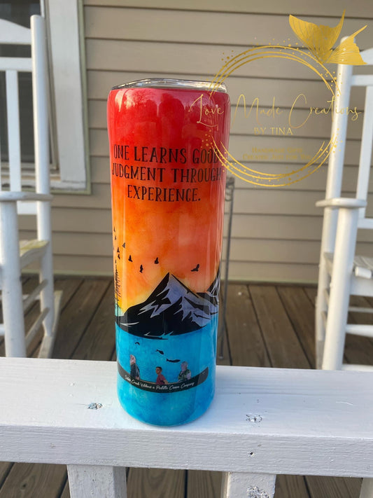 Lake and Mountains personalized Tumbler