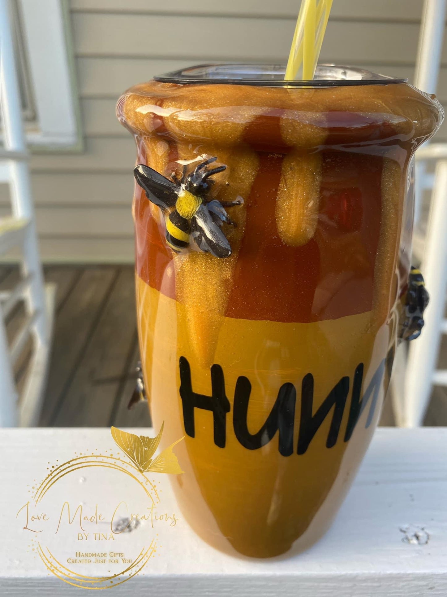 3-D Honey Pot Tumbler