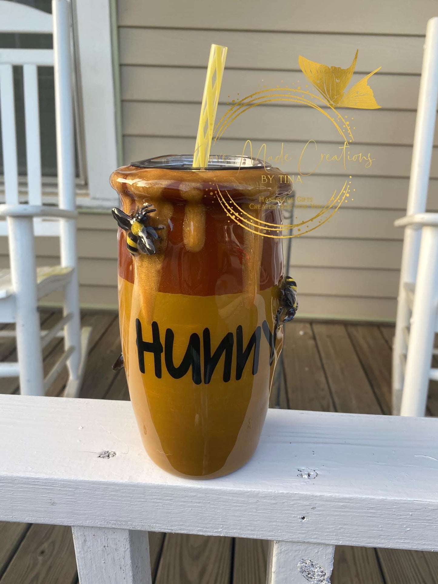 3-D Honey Pot Tumbler